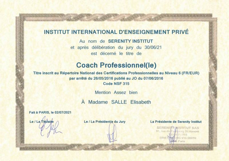 faire appel à un coach certifié